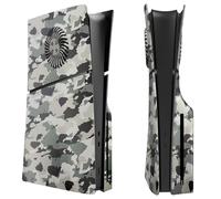 THLMT Consola Protectora Cubierta Compatible para PS5 Slim, ABS Cubierta Funda Manga Juego Host Camuflaje Color Polvo Cubierta Shell Guardia (Versión de Unidad óptica)