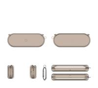 THLMT Earbuds Caso Cubierta Compatible para Nothing Ear(Open), TPU Auricular Casos Auriculares Shell Auriculares Caja Auricular Almacenamiento Sleeve(Case Only) (Gris Transparente)