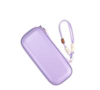 THLMT Estuche de Almacenamiento de PU Compatible con Insta360 Luna Ultra, Bolsa de Transporte portátil, Funda de Viaje a Prueba de Golpes para cámara de acción, Organizador, Funda Protectora (Morado)