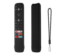 THLMT Funda para Mando a Distancia Compatible con TCL RC902V FMR1 FAR2 FMR4 para TCL 55R646 55S546 65R646 65S546 75R646 75S546 TV, Funda de Silicona para Mando a Distancia de TV (Negro)