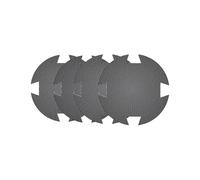 THLMT Red Antipolvo Compatible para PS5 Slim, Consola de Juegos Tapones de Polvo Protector de Pantalla Anti-Polvo para el Mando de Juegos Filtro Anti-Polvo Tapón Redondo de Malla (4pcs)