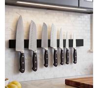 THMINS Tiras magnéticas para cuchillos de 50 cm, soporte magnético para cuchillos, tira magnética de almacenamiento de cuchillos, soporte para cuchillos, tira para cuchillos, soporte para utensilios