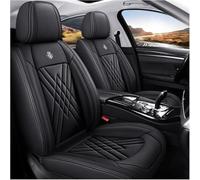 THNIKK Coche Fundas Asientos para BMW 1er F70 120 2024 2025+, Cuero por Encargo Cómodo Transpirable Fundas Asientos Gama Alta Antes Después Protector Cubreasientos Accesorios,Black