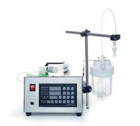 THNSAWX Máquina automática de llenado de líquidos, llenadora de botellas de acero inoxidable, máquina de llenado de botellas con aparato de filtrado, panel de control CNC, 4 l/min, 40 W, para jugo de
