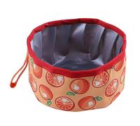 THOANBY Cuenco portátil para mascotas, gran capacidad, para viajes, agua, alimentos, para gatos, perros, suministros para perros, contenedor plegable al aire libre, plato de alimentación de agua de