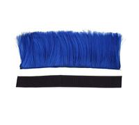 THOANBY Parches para el pelo de peluca para cosplay, accesorio para motocicleta, scooter, casco, peluca, motocicleta, casco, pegatinas, parches de aro y bucle