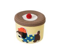 THOANBY Preciosa Caja de Almacenamiento con Dibujos Animados,Bonita Animados para niños,organizadores multifuncionales Materiales algodón fáciles Usar,contenedor Seguro Guardar Juguetes.