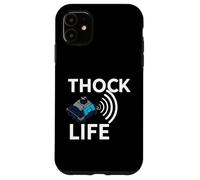 Thock Life Mechanical Keyboard Switch Enthusiast Gamer Carcasa para iPhone 11