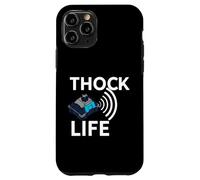 Thock Life Mechanical Keyboard Switch Enthusiast Gamer Carcasa para iPhone 11 Pro