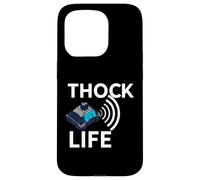 Thock Life Mechanical Keyboard Switch Enthusiast Gamer Carcasa para iPhone 15 Pro