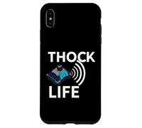 Thock Life Mechanical Keyboard Switch Enthusiast Gamer Carcasa para iPhone XS MAX