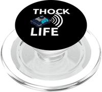 Thock Life Mechanical Keyboard Switch Enthusiast Gamer PopSockets PopGrip para MagSafe