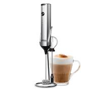 Thörben Espumador y Batidor 2-en-1, Inalámbrico, Acero Inoxidable, USB-C Recargable, 3 Velocidades con LED, 2 Cabezales Intercambiables, Base Soporte, para Café y Repostería