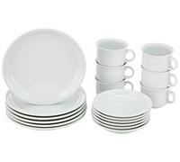 Thomas 11400 - 800001 - 18735 Trend Juego de café de 18 piezas (Taza), color blanco