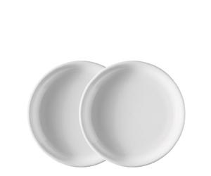 Thomas 11400-800001-28276 Trend - Platos de Desayuno (2 Unidades, 20 cm), Color Blanco