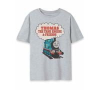 Thomas and Friends Gris Vintage Train Camiseta de manga corta Hombres
