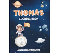 Thomas Coloring Book: Affirmations Coloring Book, A Creative Journey of Positive Empowerments
