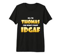 Thomas Costume Idgaf Funny Meme Halloween Tom Costume Thomas Camiseta Premium