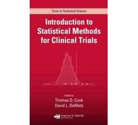 Thomas D. Cook Introduction to Statistical Methods for Clinical Tria (Tapa dura)