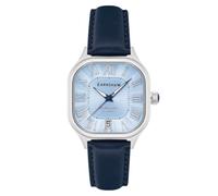 Thomas Earnshaw Reloj automático Coussin de 39 mm para hombre con correa de cuero ES-8284, Correa