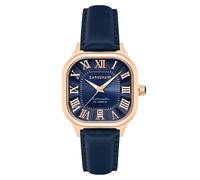 Thomas Earnshaw Reloj automático Coussin de 39 mm para hombre con correa de cuero ES-8284, Correa