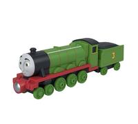 Thomas & Friends Deluxe Henry Locomotora de Juguete de Fisher-Price | Tren metálico para preescolares con personaje clásico, con conector magnético, JLB66