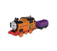 Thomas & Friends Fisher-Price Nia - Tren motorizado de Juguete, Motor a batería con Coche de Carga para niños preescolares a Partir de 3 años, HDY63