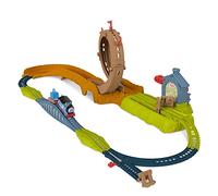 Fisher-Price Set de juego Thomas & Friends - Patio de mantenimiento con lanzamiento y bucle