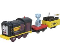 Thomas & Friends Thomas y sus amigos Diesel ganador Locomotora motorizada con vagones, tren de juguete para niños +3 años (Mattel HDY74)