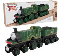 Thomas & Friends Tren de Juguete de Madera Emily con Motor de Madera y Coche de carbón para niños pequeños y preescolares a Partir de 2 años (Exclusivo de Amazon)