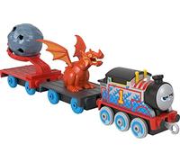 Thomas & Friends Tren de juguete medieval Thomas con lanzador de rocas para preescolar a partir de 3 años