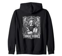 Thomas Hobbes Fear construye Leviatán estatal Sudadera con Capucha