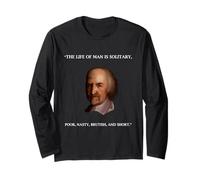 Thomas Hobbes Leviathan Philosopher - Camiseta Manga Larga
