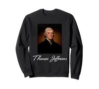 Thomas Jefferson Tercer Presidente de los Estados Unidos Julio 4 Sudadera