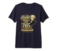 Thomas Jefferson Wise y Gobierno Frugal Camiseta Premium