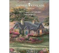 Thomas Kinkade Studios 12-Month 2024 Monthly/Weekly Engagement Calendar with Scripture: With Script