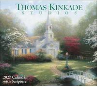 Thomas Kinkade Studios® 2027 Deluxe Wall Calendar with Scripture