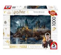 Schmidt Juego 58577 Thomas Kinkade, Wizarding World, Harry Potter, Castillo de Hogwarts, puzle de 1000 Piezas, Multicolor