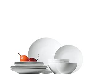 Thomas Loft by Rosenthal - Juego de platos (12 piezas, 22 unidades), color blanco