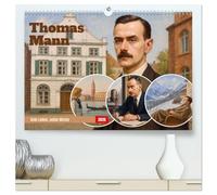 Thomas Mann. Sein Leben, seine Werke (hochwertiger Premium Wandkalender 2026 DIN A2 quer), Kunstdruck in Hochglanz: Ein inspirierender Kalender für alle, die Literatur lieben.