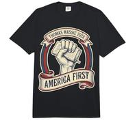 Thomas Massie 2028 America First We The People Supporter Comfort Colors Adult Heavyweight T-Shirt