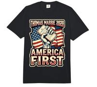 Thomas Massie 2028 Estados Unidos Primeras Elecciones Votos Comfort Colors Adult Heavyweight T-Shirt