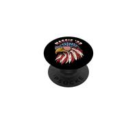 Thomas Massie '28 para el Presidente 2028 Águila patriótica PopSockets PopGrip Adhesivo