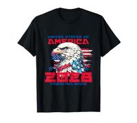 Thomas Massie Election 2028 President USA Flag Bald Eagle Camiseta