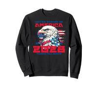 Thomas Massie Election 2028 President USA Flag Bald Eagle Sudadera