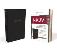 Thomas Nelson NKJV Holy Bible, Giant Print Center-Column Reference (Tapa blanda)