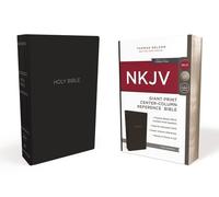 Thomas Nelson NKJV Holy Bible, Giant Print Center-Column Reference (Tapa blanda)