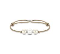 Thomas Sabo A2074-170-19-L22V Pulsera Unisex Beige Plata de Ley 925, L22V, Plata, Sin Piedra Preciosa, L22V, Plata, Sin piedras preciosas