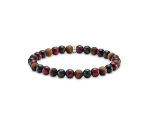 Thomas Sabo A2182-826-2-L19 - Pulsera de talismán con cuentas de plata 925 reciclada