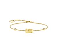 Thomas Sabo A2203-414-39-L19V Pulsera con Haribo Oso de Oro y piedras chapado...